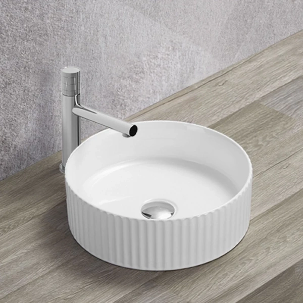 раковина накладная vincea vbs-501 36х36 см, белая