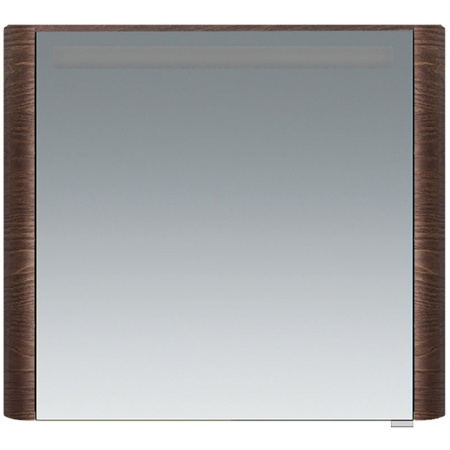 Зеркальный шкаф AM.PM Sensation 80 L M30MCL0801TF 80x70 см, цвет табачный дуб