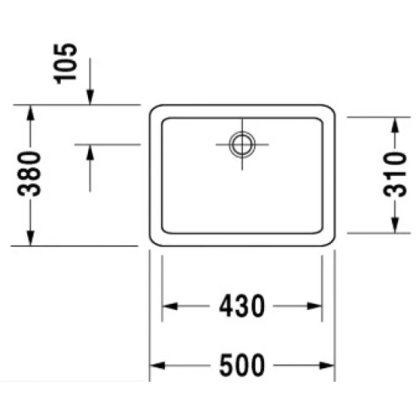 накладная раковина в ванную duravit vero 0455500000