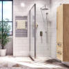душевой уголок wasserkraft berkel 120x100 48p10 профиль хром, стекло прозрачное