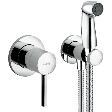 Гигиенический душ со смесителем Kludi Bozz 389990576, хром