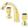 Смеситель для раковины Boheme Royal Cristal 297-Royal/CRST-black Золото