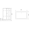 душевая кабина niagara premium 120x80 ng-6012-01gqr с гидромассажем