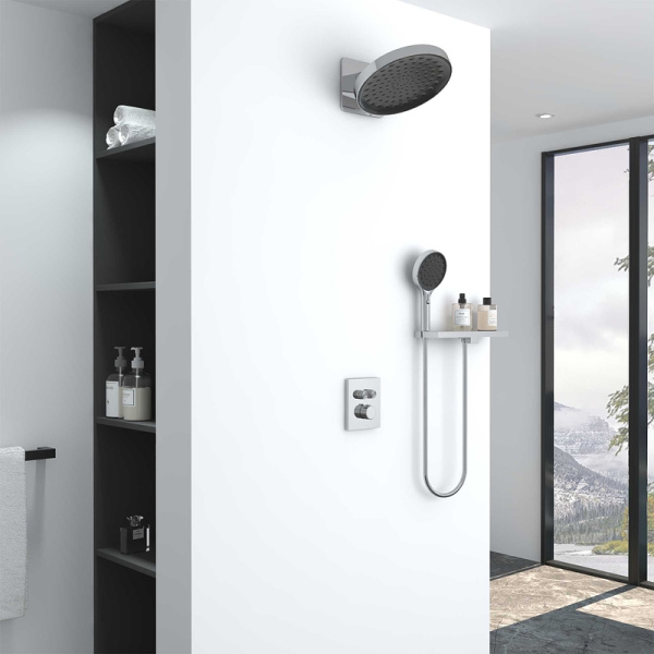 душевая система vincea inspire vsfw-3i21mt3rch с термостатом хром