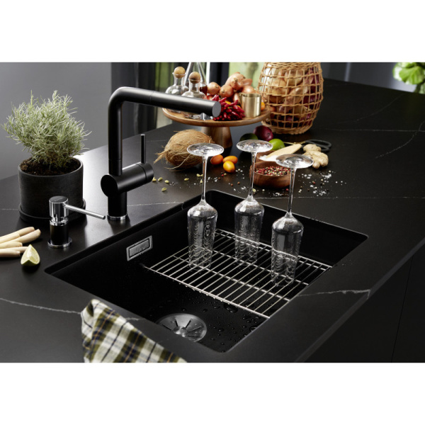 кухонная мойка blanco subline 500-u 523439 серый беж