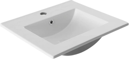 раковина полувстраиваемая 50 см aquanet flat 00330428