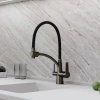 смеситель для кухни sancos eri sc4001gg вороненая сталь черный