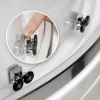 душевой уголок wasserkraft lippe 120×90 45s07 профиль хром, стекло прозрачное
