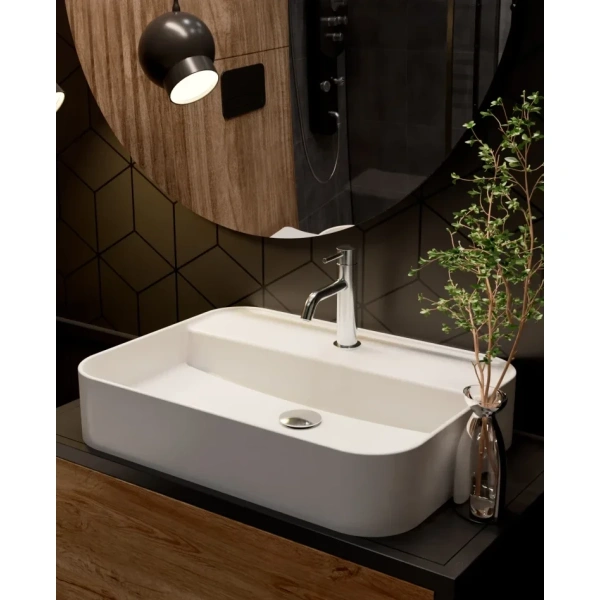 смеситель для раковины aquame siena aqm6210cr без донного клапана, хром