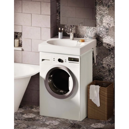 раковина над стиральной машиной paa claro mini kiclamisif/00 60х50 см, белая