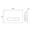 комплект унитаза с инсталляцией belbagno due bb3103chr/sc/bb002-80/bb018-gv-bianco с сиденьем микролифт и белой клавишей смыва