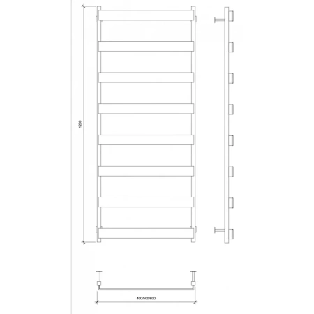 полотенцесушитель водяной 1200x530 secado кродо 4673739252192
