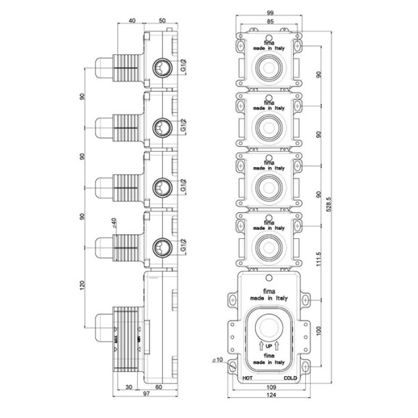 внутренняя часть fima carlo frattini f2464