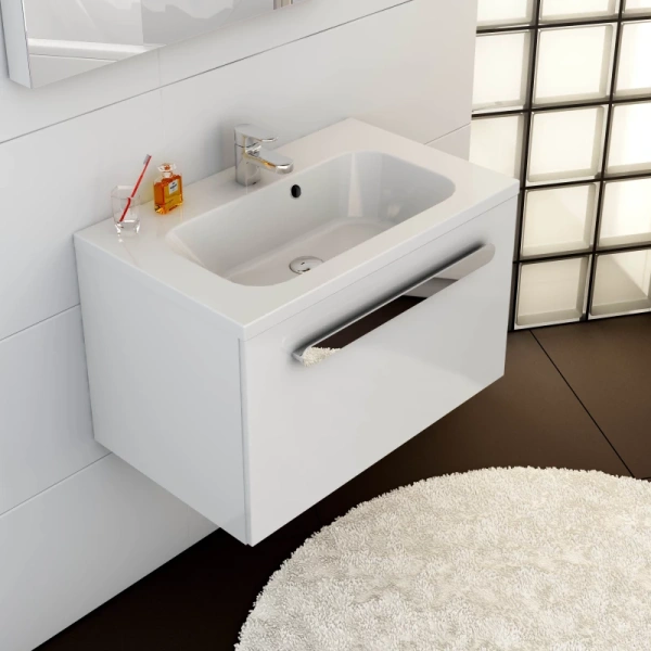 раковина ravak chrome 80 xjg01180000 белая