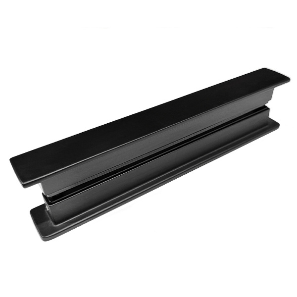 душевая дверь abber sonnenstrand 120 ag07120b профиль черный, стекло прозрачное
