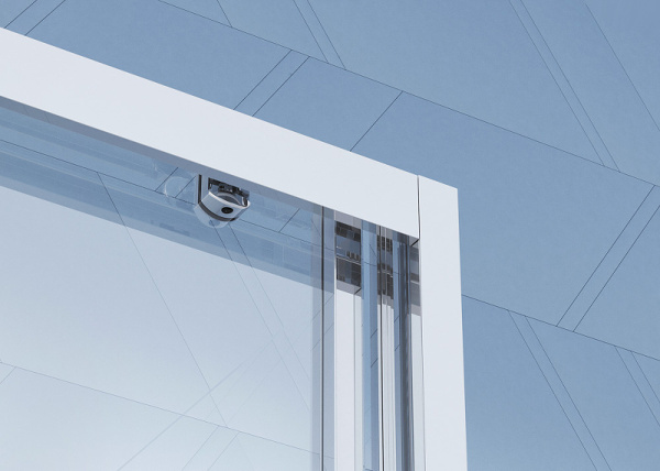 душевой уголок belbagno due 100x80 due-ah-2-100/80-c-cr профиль хром стекло прозрачное