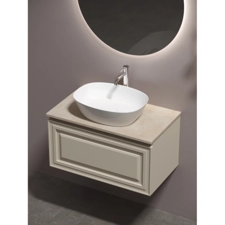 тумба под раковину sancos very 80 vr80ce подвесная beige soft