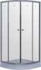 Душевой уголок Timo TL 100×100 TL-1101R профиль хром, стекло прозрачное с рисунком