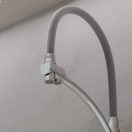 смеситель для кухни sancos eri sc4001ch хром серый