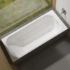 стальная ванна bette form 2950-000 ad 180x80 см, шумоизоляция, цвет белый