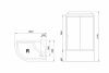 душевая кабина royal bath bk 120x80 rb8120bk5-wt-r без гидромассажа
