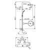 душевая стойка ideal standard idealrain eco b1098aa для душа