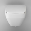 унитаз am.pm inspire v2.0 c50a1700mwsc подвесной, безободковый, с сиденьем микролифт, белый матовый