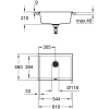 кухонная мойка grohe k700 черный 31655ap0