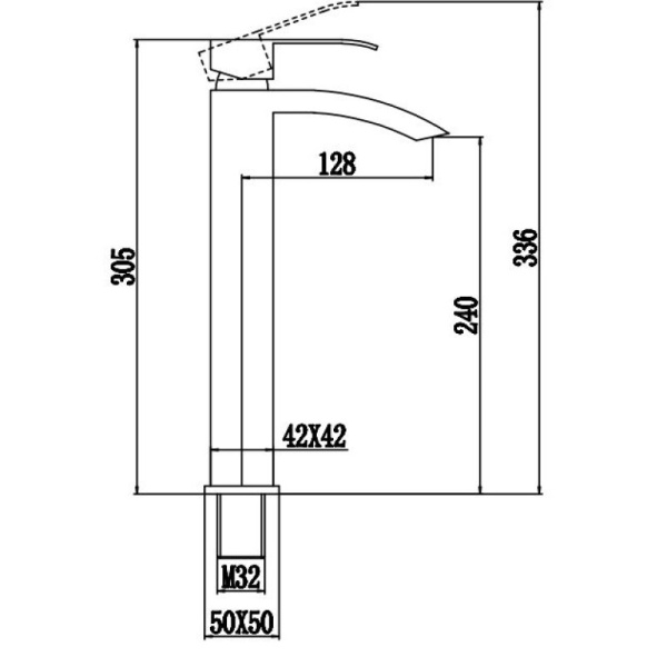 смеситель для раковины fmark fs8611h