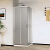 душевой уголок vincea city 100x90 vss-5ct9010mt профиль хром, стекло текстурное