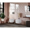унитаз ceramicanova moments cn3003 подвесной, с сиденьем микролифт, белая