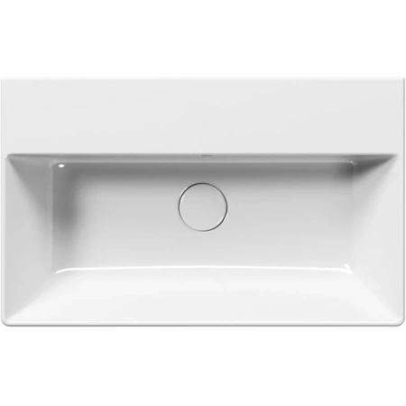раковина gsi kube x 9454111 подвесная, 60x37 см, bianco lucido (белый глянец)