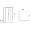 душевая кабина niagara premium 100x100 ng-6002-01q без гидромассажа