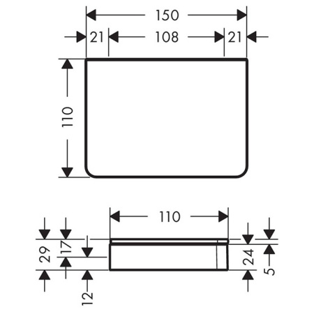 полка axor universal 42840000