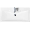 Раковина BelBagno 100 BB1000/455-LV-MR-ALR полувстраиваемая, 100x45.5 см, белая