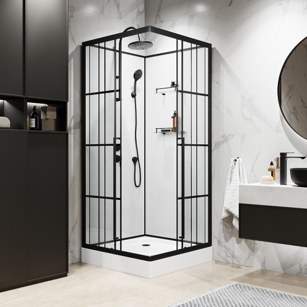 душевая кабина niagara standart 100x100 l st100/15ql/kl/bkt без гидромассажа