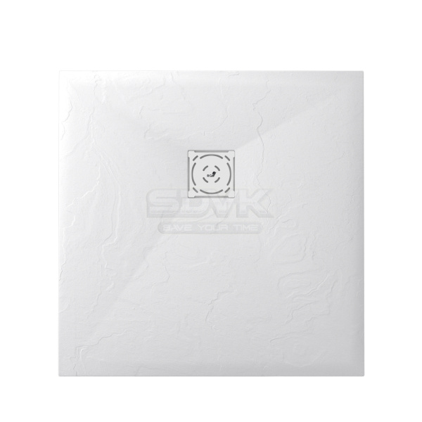 душевой поддон из искусственного камня rgw stone tray st-w 75x75 16152075-01 белый