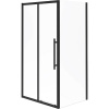 Душевой уголок Esbano Flex 100x80 ESOGF108PSB профиль Черный стекло прозрачное