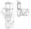 унитаз-компакт creavit klasik kl311/kl410/it5130