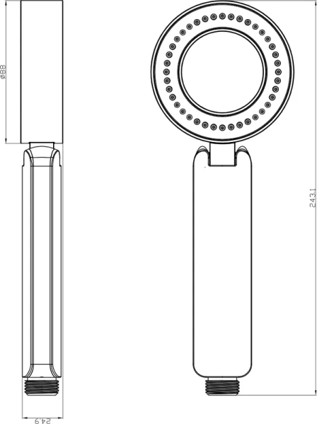 душевая лейка lemark lm8115c