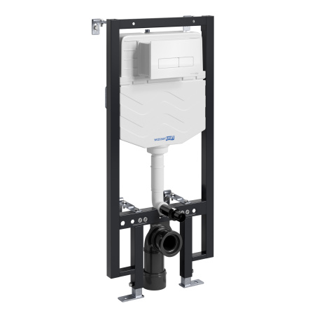 Система инсталляции для унитазов WasserKraft Vils 56TLT.010.ME.WH03 с кнопкой смыва, цвет белый матовый