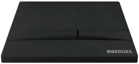 комплект унитаза с инсталляцией berges floe rimless 043224 с сиденьем микролифт и черной клавишей смыва
