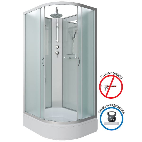 душевая кабина niagara classic 130х90 l ng-33394-14lbkt без гидромассажа