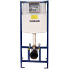 инсталляция bewash bw74 k500rzvp0400pk000000 для унитаза, с клавишей смыва хром глянцевый