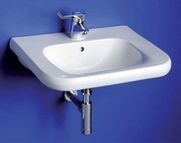 раковина подвесная/полувстраиваемая ideal standard contour 60 s216801 белая