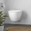 унитаз duravit d-neo 45770900a1 подвесной, безободковый, сиденьем микролифт, белый