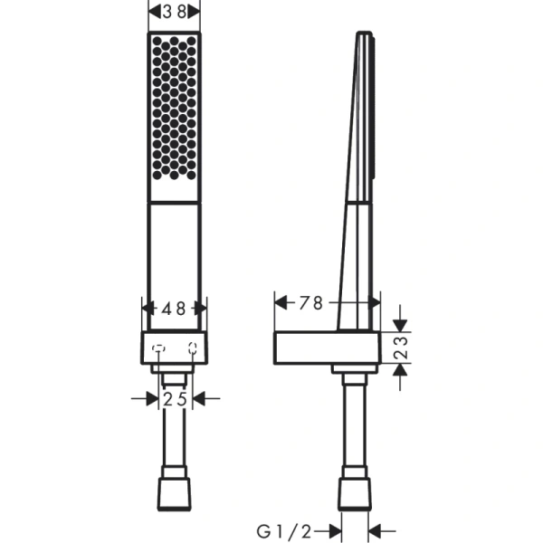 душевой набор hansgrohe rainfinity 100 1jet 26857700