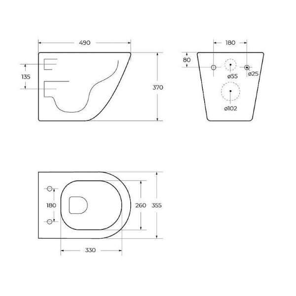 унитаз подвесной belbagno sfera-r bb046chr/bb865sc, с сиденьем микролифт, цвет белый