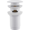 Донный клапан Abber AF0010W click-clack, белый