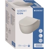 унитаз подвесной geberit icon 500.784.01.1 безободковый, с крышкой сидением микролифт, цвет белый